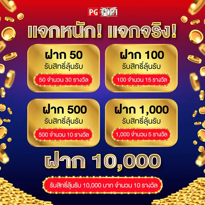 โปรโมชั่นพิเศษ BY top1pg